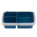 2 of 4:Home Basics Fiambrera hermética de 3 compartimentos, (50 oz) 