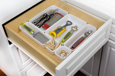 5 of 6:Home Basics 8 Piece Multi Drawer Organizer Set 