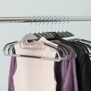 2 of 2:Home Basics Plastic Non-Slip Hanger, (Pack of 10), Black 