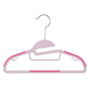2 of 4:Simplify Kids 12 Pack Collar Saver Ultimate Hangers in Pink 