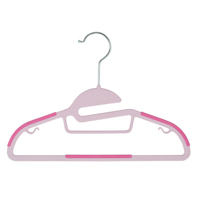 2 of 4:Simplify Kids 12 Pack Collar Saver Ultimate Hangers in Pink 