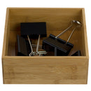 1 of 3:Home Basics 6 x 6 Bamboo Drawer Organizer, Natural 