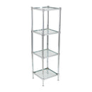 1 of 4:Étagère en verre autoportante à 4 niveaux Neu Home 