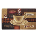 4 of 6:Achim Coffee Decorative Anti-Fatigue Floor Mat, Brown, 18x30 Inches 