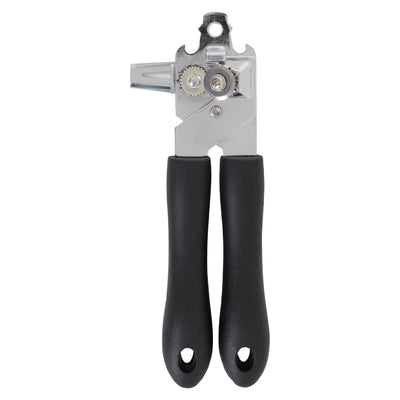 3 of 3:Home Basics Stainless Steel Can Opener with Easy Grip Handle 