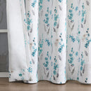 9 of 9:Isla Floral Printed Grommet Room Darkening Window Panel, 52x84 Inches 
