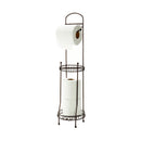 1 of 1:Bath Bliss Curls Design Dispensador y soporte de papel higiénico en bronce aceitado 