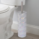 4 of 4:Bath Bliss Holographic Toilet Bowl Brush and Holder 
