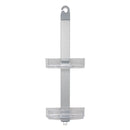 1 of 4:Bath Bliss Adjustable Rust Proof Aluminum 2 Tier Shower Caddy 