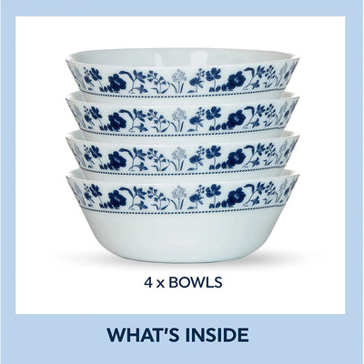 2 of 4:Corelle Everyday Expressions Soup-Cereal Bowls Set, Service for 4, Rutherford 