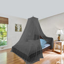 2 of 7:Just Relax Elegant Mosquito Net Bed Canopy Set, Black, Twin-Full 