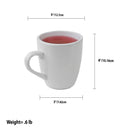 6 of 6:Tasse en céramique blanche Home Basics de 37 cl 