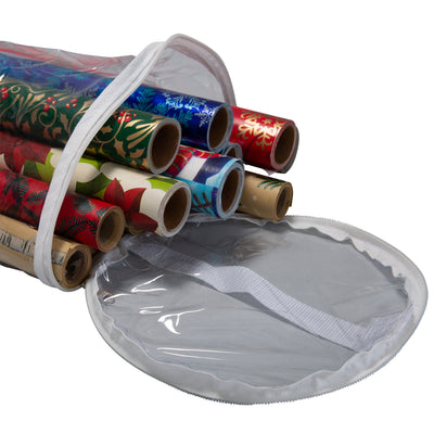 2 of 4:Simplify Clear Gift Wrap Storage Storage Bag 