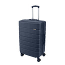 6 of 9:G-Force 3 Piece Expandable Rolling Luggage Set in Navy 3 Piece Set Includes Sizes 20