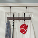 2 of 3:Home Basics Metro Over the Door 5 hook Hanging Rack 