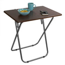 2 of 6:Home Basics Jumbo Multi-Purpose Foldable Table, Cherry 