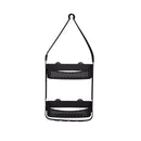 1 of 4:Carrito de ducha convertible de 2 vías Bath Bliss en negro mate 