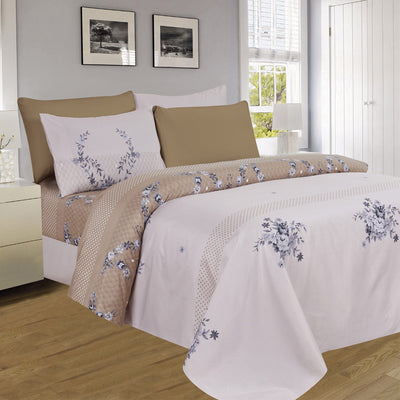 8 of 12:PREMIUS Premium Goldie 4 & 6 Piece Microfiber Printed Wrinkle-Free Sheet Set 