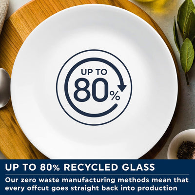 3 of 6:Corelle Vitrelle 12 Piece Round Dinnerware Set, Crimson Trellis, Service for 4 