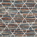 5 of 7:Capri 3 Piece Rug Set - Crosshatch Spice Grey, 2x3, 2x5, 5x7 Feet 