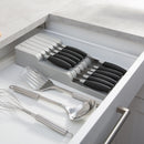 4 of 4:Kitchen Details 2 Tier in Drawer Knife Organizer in Grey 