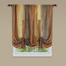 1 of 1:Ombre Window Curtain Tie Up Shade 50x63 - Autumn 