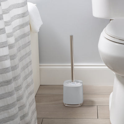 3 of 4:Porte-brosse WC de luxe Bath Bliss, gris 