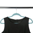 3 of 4:Simplify 10 Super Slim Velvet Huggable Hangers in Dusty Blue 