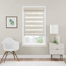 7 of 8:Cordless Celestial Room Darkening Double Layered Window Shade 