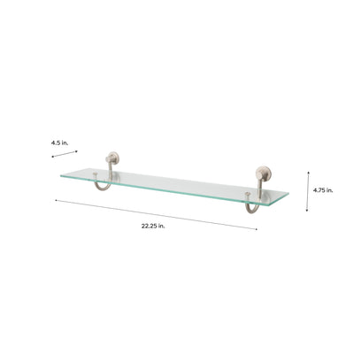 4 of 4:Neu Home Hanging Glass Shelf 