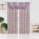 2 of 21:Lizet Damask Jacquard Rod Pocket Window Panel and Valance Treatments, All Sold Separately 
