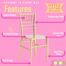 2 of 16:Lot de 2 chaises Tiffany Chiavari pour enfants JOON, 63 x 33 x 36 cm 
