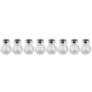 2 of 6:Home Basics Contemporary Low Profile Revolving 8-Jar Spice Rack Set, Black 