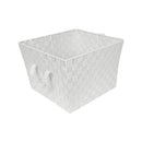 1 of 4:Simplify Large Woven Storage Bin in Grey 