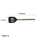 3 of 3:Spatule ajourée en caoutchouc résistant aux rayures Home Basics Winchester Collection, naturel 