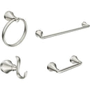 1 of 2:Collection d'accessoires de salle de bain Moen Wellton, nickel brossé 