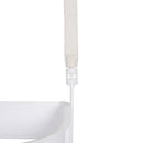 4 of 4:Étagère de douche convertible Bath Bliss à 2 voies, blanche 