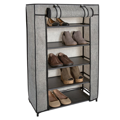 1 of 4:Simplify Organizador de zapatos de 5 niveles con cubierta 