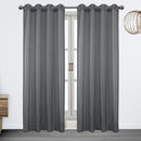 6 of 17:Brook Metallic Lurex Sheer Grommet Window Panel, 54x90 Inches 