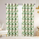 5 of 6:Naila Metallic Floral Room Darkening Grommet Window Curtain Panel, 54x84 Inches 