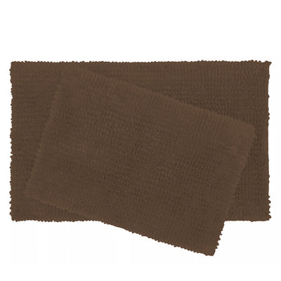 4 of 11:Ensemble de 2 tapis de bain en chenille Premius Chicago, 50 x 81 cm, 43 x 61 cm 