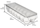 3 of 3:Home Basics 14 Egg Holder Fridge Bin 