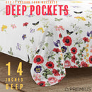 5 of 28:PREMIUS Butterfly Soft Wrinkle-Free Microfiber Sheet Set, White-Multi 