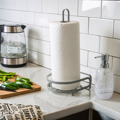 4 of 4:Kitchen Details Industrial Collection Paper Towel Holder 