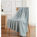 6 of 7:Herringbone Velvet Plush Textured Throw Blanket, 50x70 Inches 