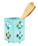 1 of 2:Home Basics Trinity Collection Cutlery Holder, Turquoise 