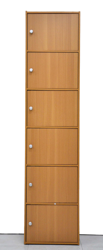 1 of 1:Home Basics 3 Cube Wood Cabinet, Mahogany 