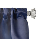 5 of 18:Innovative Decorative Room Darkening Wrap Around Curtain Rod and Finial, Brighton 