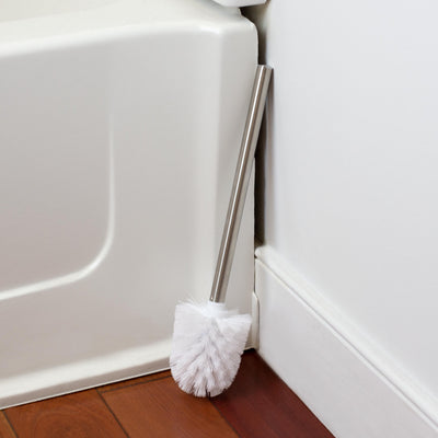 1 of 5:Home Basics Stainless Steel Toilet Brush, Silver 