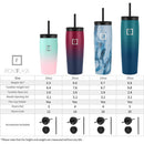 4 of 4:IRON FLASK Nomad Tumbler 2 Lids Straw-Flip Vacuum Insulated Stainless Steel Bottle, Double Walled, Winter White, 20 Ounces 